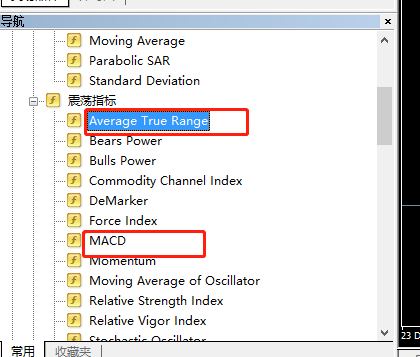 在mt4上如何把ATR指标和MACD指标放在一个窗口里?